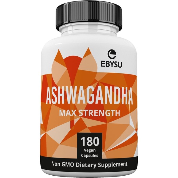 Ashwagandha 1,300mg – 180 Ashwagandha Capsules – Mood Support Supplement