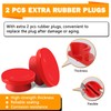 CheeMuii CheeMuii 343-4009 Trailer Hub Cap 2 PCS 3434009 Aluminum