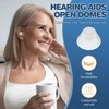 9Pcs Hearing Aid Domes Compatible with Audien Hearing(Open Round)