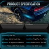 POPMOTORZ Ice Blue LED Side Marker Lights Assembly Compatible With