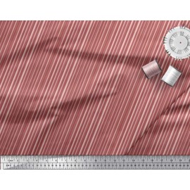 Soimoi Georgette Viscose Fabric Vertical Stripe Decor Fabric Printed metre 42 Inch Wide