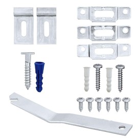 Framer Supply Complete T-Lock Security Hanger Set for Wood & Metal Frames, 10 Sets + 1 Wrench