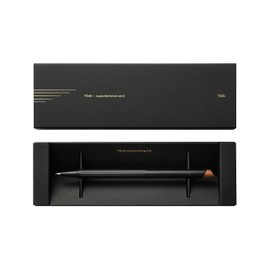 TAG Tag Fiber Mechanical Pencil – Minimalist Design x Brass and Taiwan Acacia Wood High-Quality Mechanical Pencil/Clip-less for Comfortable Grip, All-Metal Mechanism for Smooth Lead Advancement