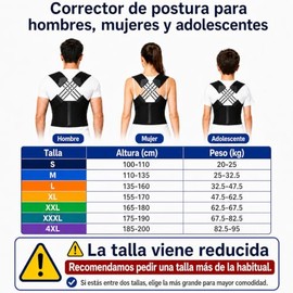 Corrector de Postura para Hombre y Mujer, L