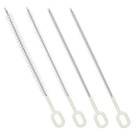 Cleaning Brush Straw, Pack of 4, Long Straw Brush 26 cm, with Hanging Loop for Straws, Drinking Bottles and Cup Lids