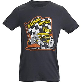 Speedway Speed and Performance Sedan Flag T-Shirt, X-Large