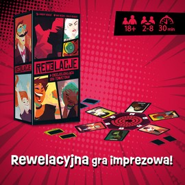 Trefl - Re(we) Lulation - Exciting Board Game, Party Board Game with Cards, Guess the Emotions of Friends, Houses, Crazy Entertainment for the Evening, Adult Game, Age 18+