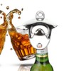Durable Stainless Steel Bottle Opener,Wall Mounted Silver Opener,for Bartender Cafe