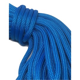 1/2 Inch by 150 Feet Blue Double Braid Nylon Rope