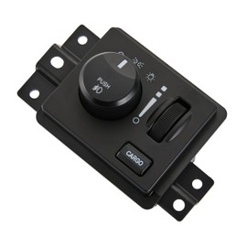 ZAPOSTS Headlight Lamp Dimmer Switch with Fog Light Fits for Dodge Dakota 2005-2010,Durango 2007-2009,for Ram 1500/2500/3500 2006-2009 for Mitsubishi Raider 2006.Replaces 56049637AD 56049637AC