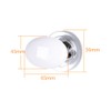 SEIWEI White + Gold Round Classic Ceramic Cupboard Drawer Door
