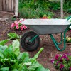 RONPOW 13" 4.00-6 Wheelbarrow Tire and Wheel, 4.00-6 Solid Tire