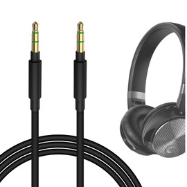 Geekria Audio Cable Compatible with B&O H95, H9i, H9 3rd Gen, H9, H8i, H8, H7, HX, Jabra Move, Elite 85h, B&W PX7, PX5 Headphones Cable, 1/8" (3.5mm) to 3.5mm Replacement Stereo Cord (4ft / 1.2m)