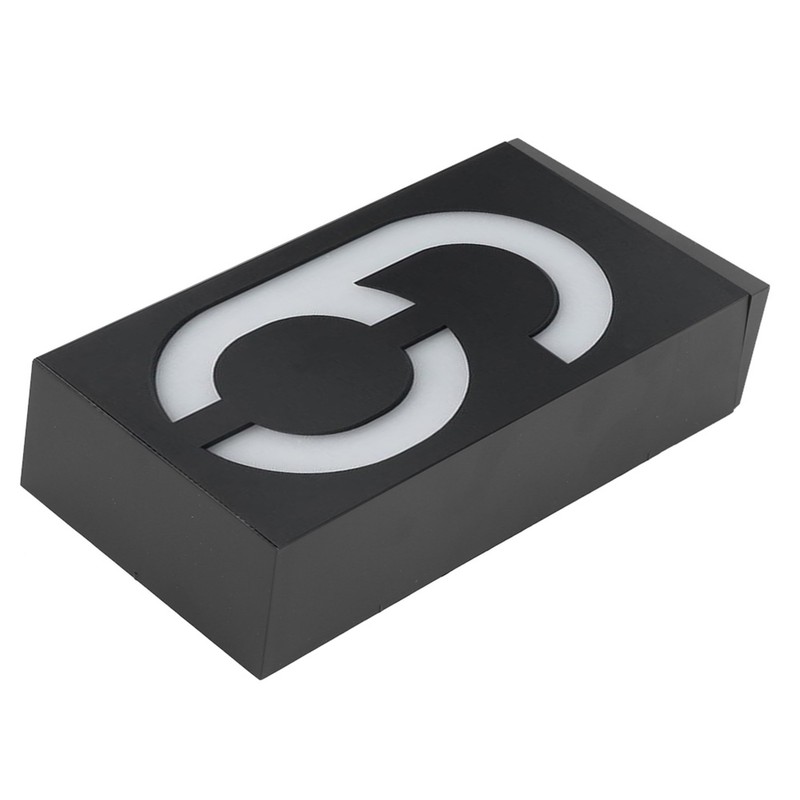 Outdoor Solar Power LED Number Sign Light House Hotel Store