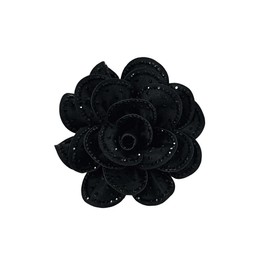 Rose Flower Rhinestones Big Brooch Lapel Pins for Women Her Fashion Elegant Crystal Camellia Floral Brooches Pin for Dresses Suit Clothes Accessories Jewelry Boutonniere Wedding 100mm, Large, Metal