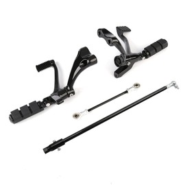 XFMT Motorcycle Black Standard Forward Control Kits W/Footpegs Levers Linkages For Harley Sportster XL883 XL1200 2014-2022