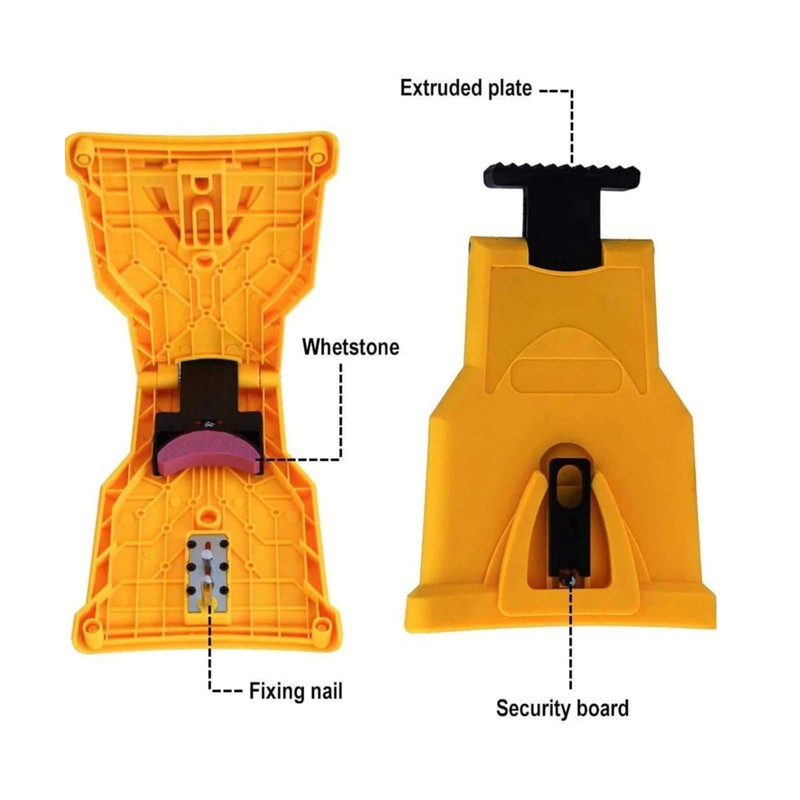 Portable Chain Sharpener, Saw Chain Sharpener, Chainsaw Sharpener Kit, Universal