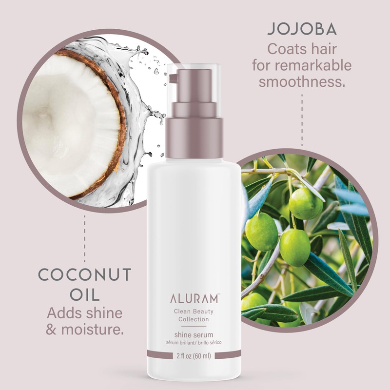 ALURAM Coconut Water Shine Serum, Frizz Elimination & Radiant Gloss