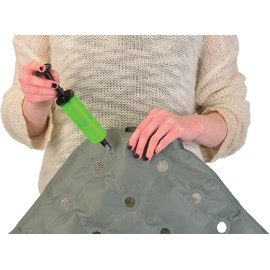 NOVA Air Inflatable Seat Cushion, Easy to Inflate & Deflate, Comes with Hand Pump, Compact & Foldable Travel Cushion