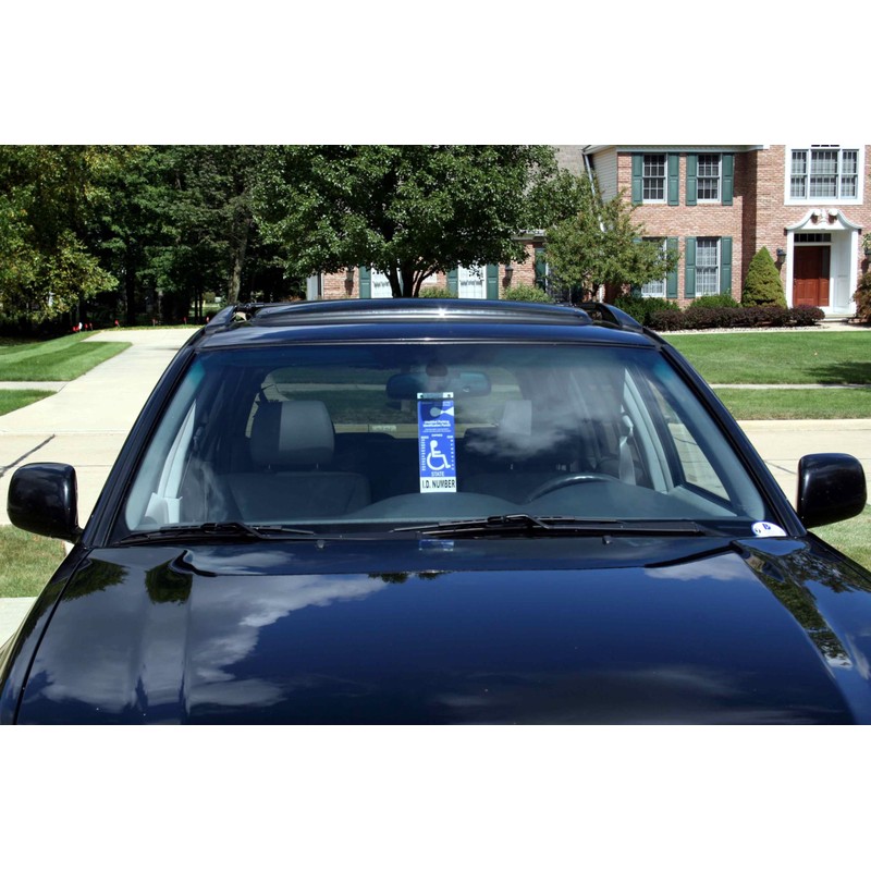 MirorTag Gold - Handicap Placard Holder by JL Safety. A