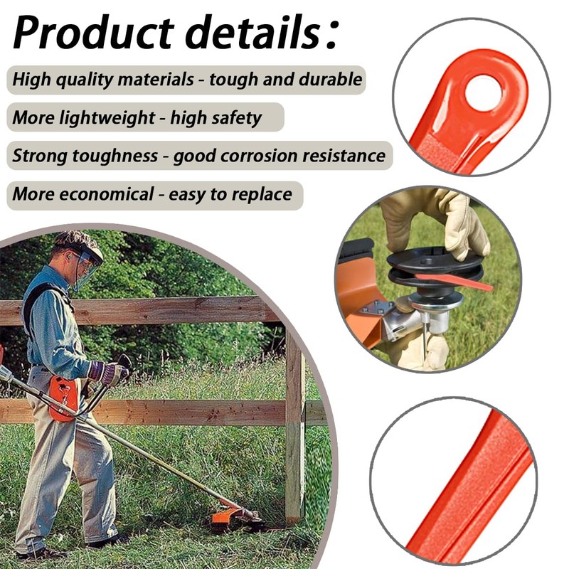 Ciuouient 12 Pack Plastic Replacement Blades Compatible with STIHL PolyCut
