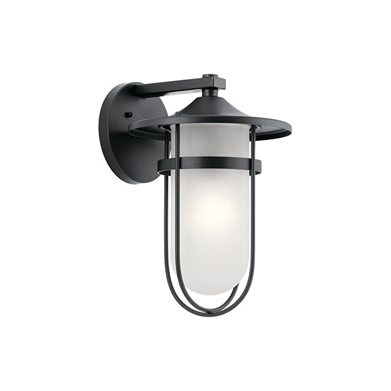 Kichler 49826BK One Light Outdoor Wall Mount