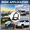 INFINAUTO Speaker Spacer Ring Tweeter Speaker Spacer Adapter Front Rear
