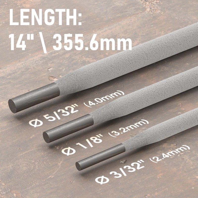 YESWELDER E7018 5/32'' 5LB Welding Rod Low Hydrogen Carbon Steel