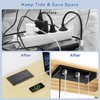 Recessed Conference Table Power Hub with 4 USB Ports,3AC TR