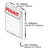 Mediz Outdoor Permit Brochure Box - Easy to Use Take