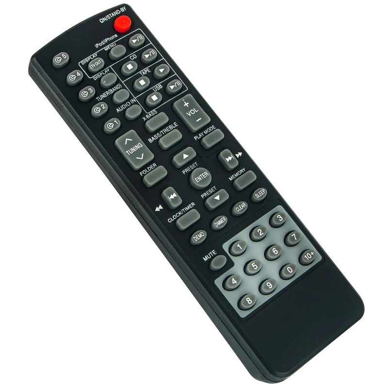 For Sharp New RRMCGA255AWSA Replace Remote for Sharp Stereo System