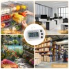 SGZIOO 4 PCS Fridge Thermometer Digital, Freezer Thermometer with LCD