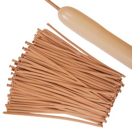 100Pcs Animals Twisting Balloons 260 Balloons Long Balloons Long Latex Balloons Garland for Birthday Wedding Party Decorations Supplies (Retro Apricot)