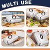 Joyfair Basting Cover with Grill Press, 13 Inch Rectangular Cheese