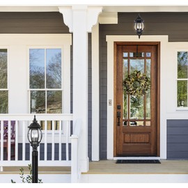 Nuvo 3 Light - 21 in. Post Lantern - Clear Beveled Glass