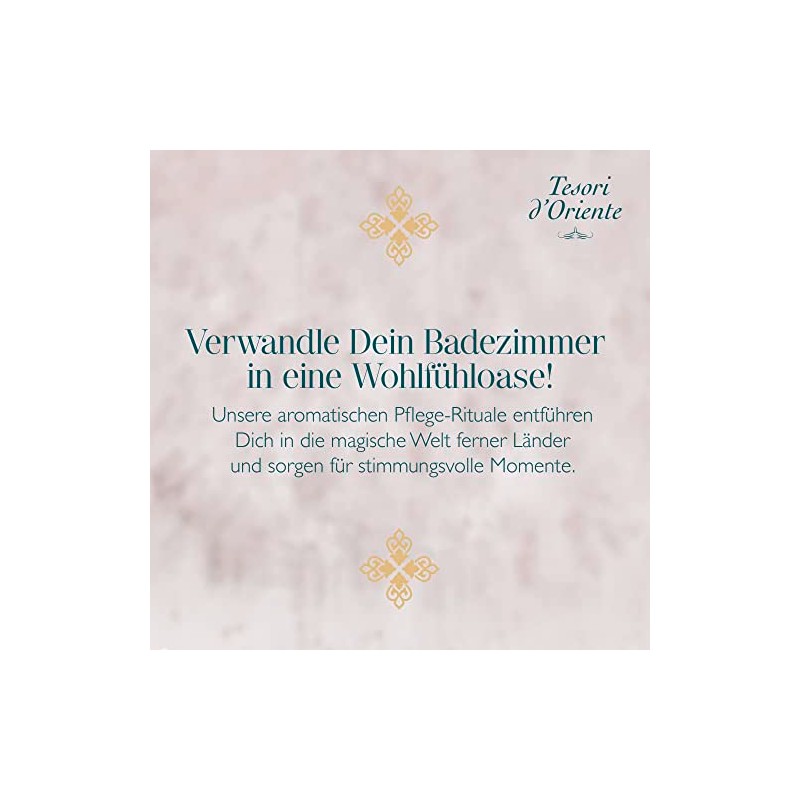 TESORI D’ORIENTE aromatisches Parfum Deodorant 'Byzantium' 150 ml, mit schwarzer