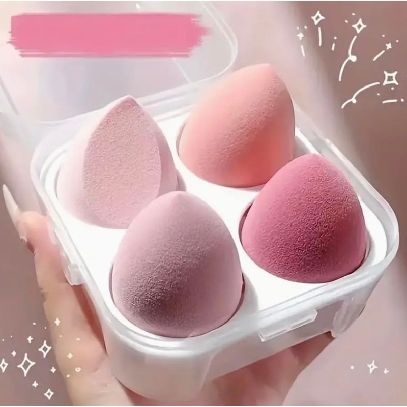 Makeup Puff 4pcs/8pcs Makeup Blender Cosmetic Puff Makeup Sponge With