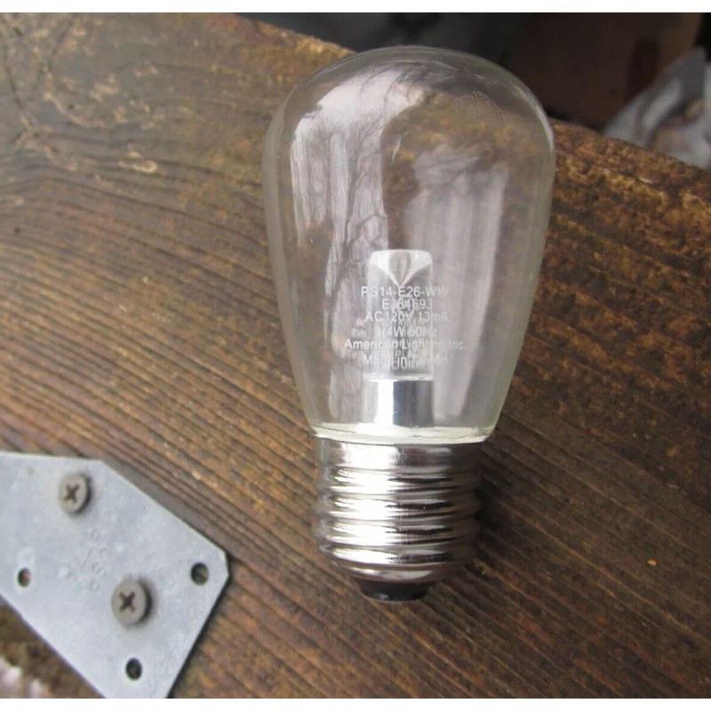 American Lighting Quantity 2: American Lighting PS14-E26-WW 1.4W S14 LED