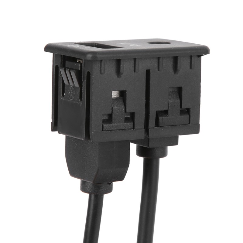 3.5mm AUX Extension Cable Adapter Flush Mount USB Port Headphone