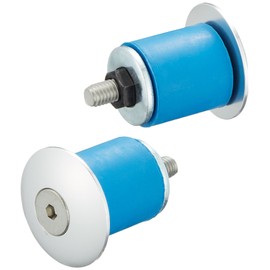 FTB VLP-40-9 Drop Bar End Cap Aluminum Silver VLP-40-9