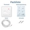 CNBINGO Room Thermostat Underfloor Heating Electric Controller with Sensor, Mechanical