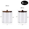 Tbestmax Tbestmax 4 Pack Qtip Holder Dispenser Cotton Ball, Cotton