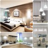 5-Pack GY8.6 G8 LED Bulb 3W, 120V 30W Halogen Replacement