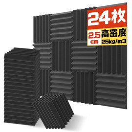 Sound Absorbing Material, Soundproofing Sheet, 1.0 x 11.8 x 11.8 inches (2.5 x 30 x 30 cm), Soundproofing, Soundproofing Material, Sticking to Walls, Soundproofing, Soundproofing, Soundproofing,