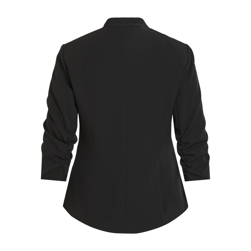 Vila Women’s 3/4-Sleeve Blazer, black