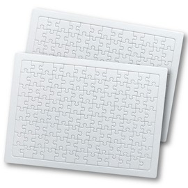 kdc White Plain Puzzle, A4, Normal Piece, 104P (Set of 2)