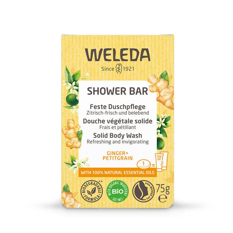 Weleda Shower Bar, Lavender & Vetiver 75g