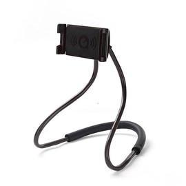 Jufengrks Soporte Universal para teléfono Celular, Soporte para teléfono Celular, Soporte para Colgar en el Cuello, Soporte para teléfono Celular Perezoso (Negro)