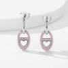 925 Sterling Silver Dangle Earrings for Women Oval Drop Earrings