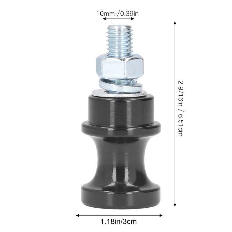 Winch Hook Stand Bolt Mount Steel Rust Proof for 3/8in